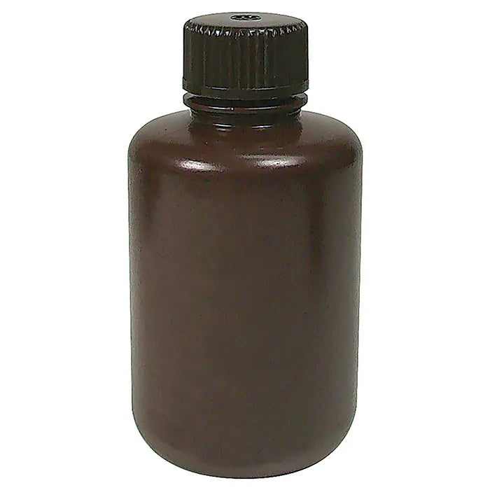 Bottle Round HDPE N/N 150mL Amber