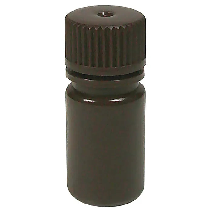 Bottle Round HDPE N/N 15mL Amber