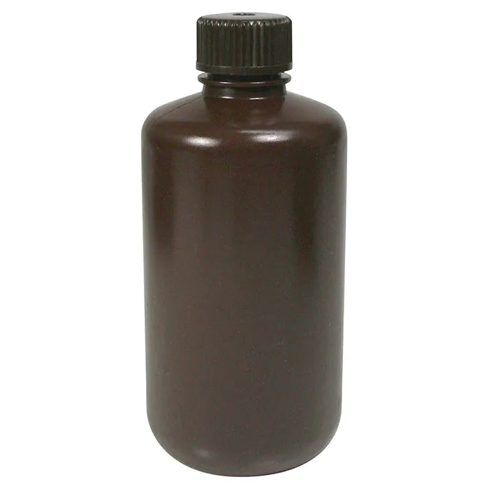 Bottle Round HDPE N/N 250mL Amber