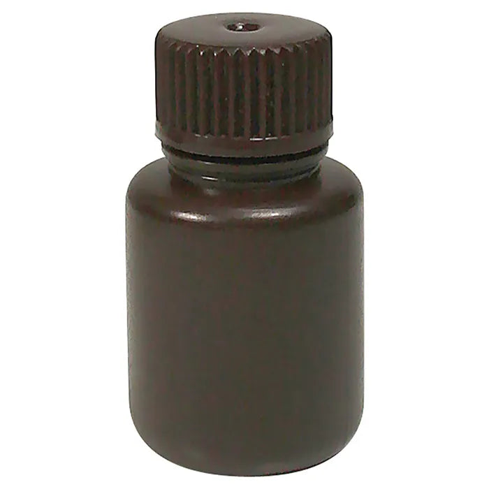 Bottle Round HDPE N/N 30mL Amber