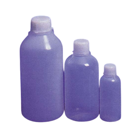 Aptaca Cylindrical Bottle, Recyclable PE, Polyethylene, Narrow Neck, with Inner Cap, Graduated, Each - All Sizes