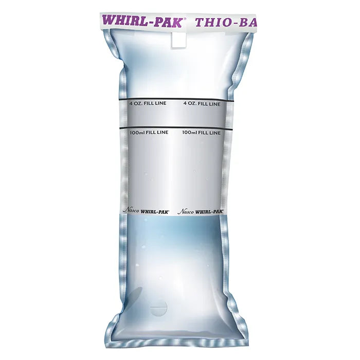 Bag WhirlPak Sodium Thiosulphate 75 x 185mm, 100mL, PK100 - All Models