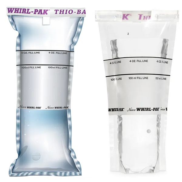 Bag WhirlPak Sodium Thiosulphate 75 x 185mm, 100mL, PK100 - All Models