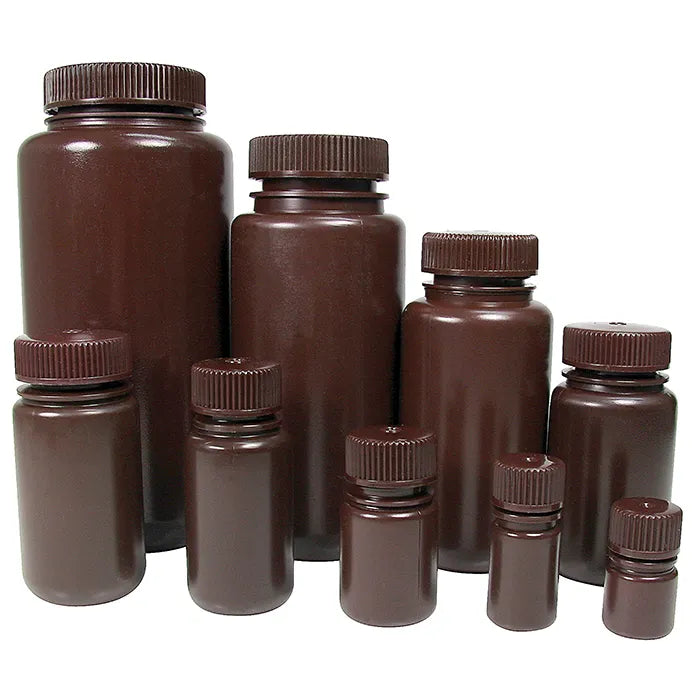 Bottle Round HDPE W/N Amber