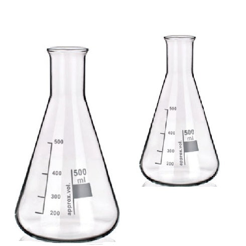 Flask Erlenmeyer, Wide Neck