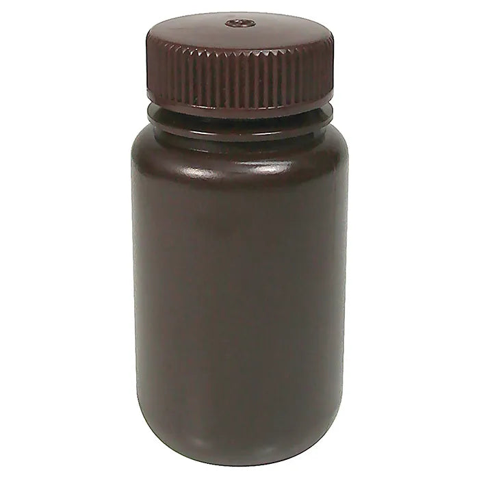 Bottle Round HDPE W/N Amber 125ml