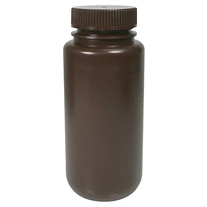 Bottle Round HDPE W/N Amber 250ml