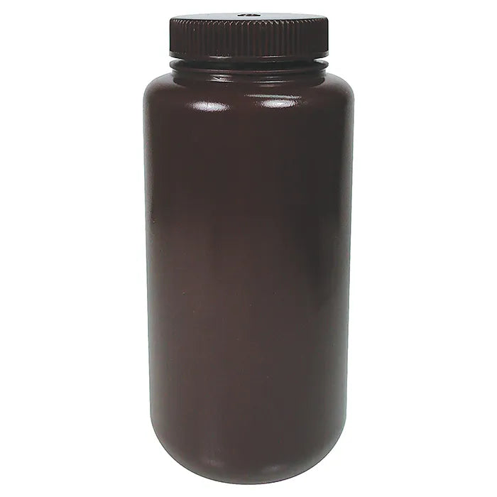 Bottle Round HDPE W/N Amber 500ml