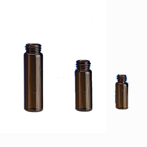 Vial Sample Amber Screw Cap, PK100 - All Sizes