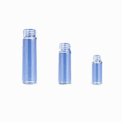 Vial Sample Clear Screw Cap, PK100 - All Sizes