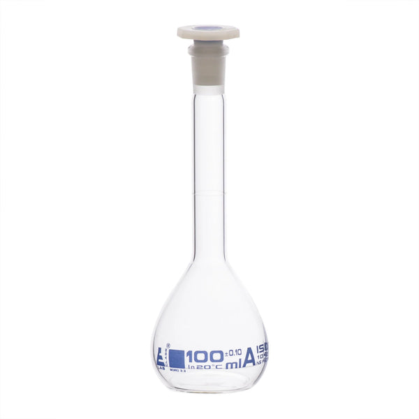 Borosilicate graduated laboratory glass volumetric, 100ml