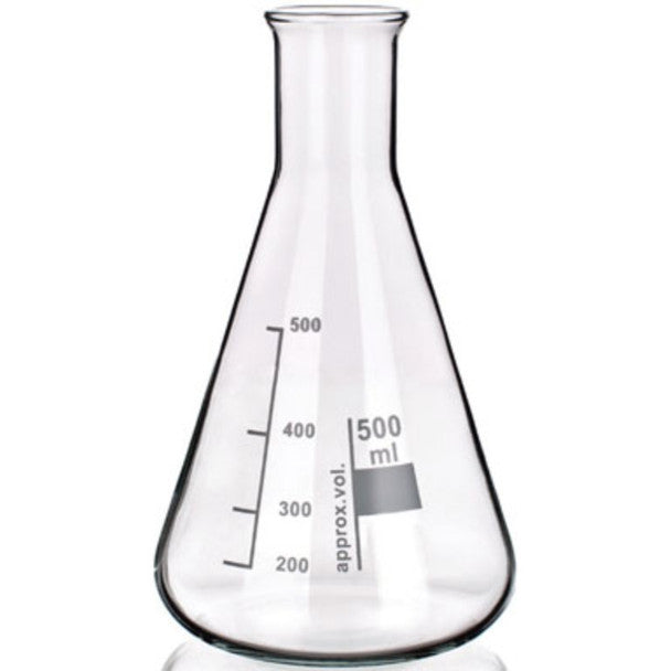 Flask Erlenmeyer, Narrow Neck, Each - All Sizes