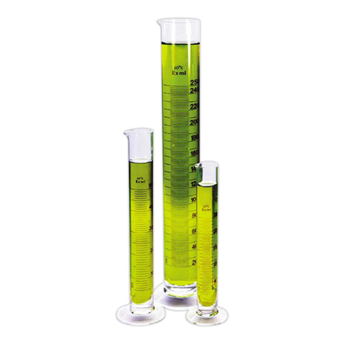 Lincon Measuring Cylinder, Tall Form, 500ml, Round Base, Bor