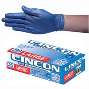 Lincon Vinyl Gloves, Recyclable, Low Powder, HACCP Grade - All Sizes