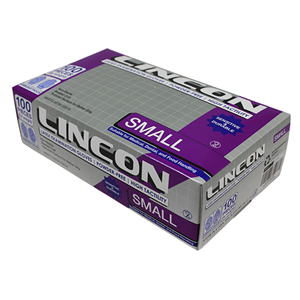 Lincon Biodegradable Latex Examination Gloves, ASTM, Powder Free, Cream Colour - All Sizes