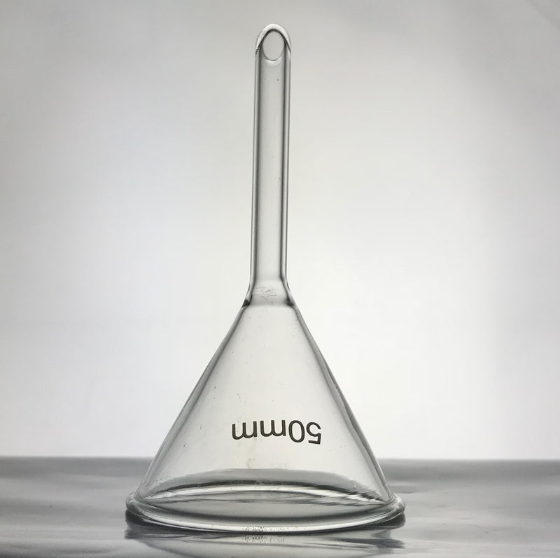 Filter Funnel Borosilicate Glass - Size 50mm 60mm 75mm 90mm 100mm 150mm