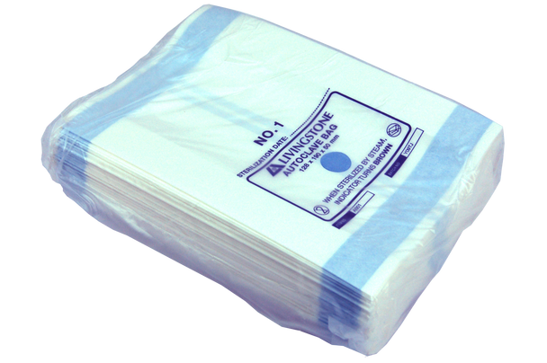 Autoclave Steam Sterilization Medical Paper Bags, Biodegradable - All Sizes