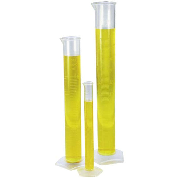 Graduated Measuring Cylinder, Low Form, Autoclavable, Polypropylene, Each - All Sizes