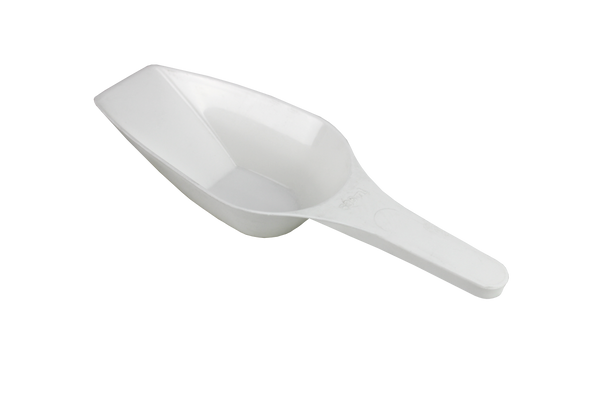 Measuring Scoop, White, Recyclable Polypropylene, Each - All Sizes