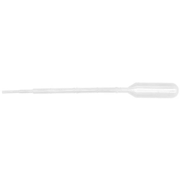 Recyclable Plastic Transfer Pipette, Graduated 1ml, with 3.5ml Bulb Draw, 500 Per Box - All Types