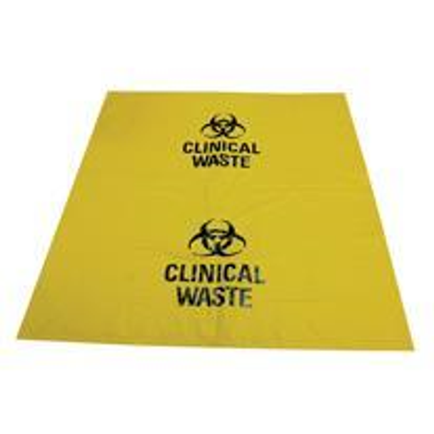 Biohazard Waste Bag, Recyclable, Yellow - All Sizes