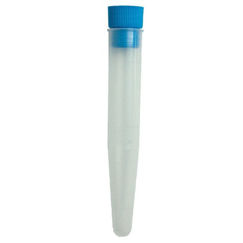 Test Tube, Conical, 10ml, 16 x 100, with Cap, Recyclable Pol