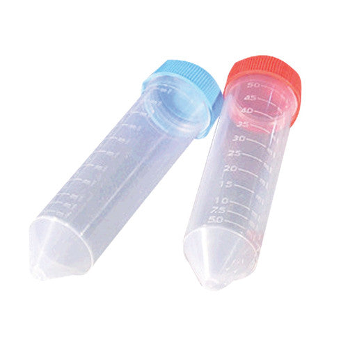 Test Tube, Conical, 50ml, 30 x 115 mm, with Screw Cap, Recyc