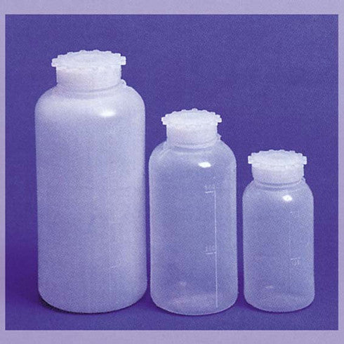 Aptaca Cylindrical Bottle, Recyclable PE, Wide Neck, with Inner Cap, Graduated, Each - All Sizes