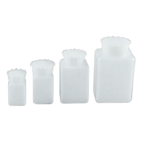 Bottle, High Density Recyclable Polyethylene, Square, Wide M