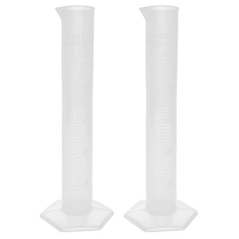 Plastic Measuring Cylinders, 250 ml,  Tall Form - Pentagonal