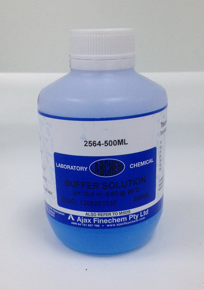 Buffer Solutions, pH 10.0, 500ml, Blue