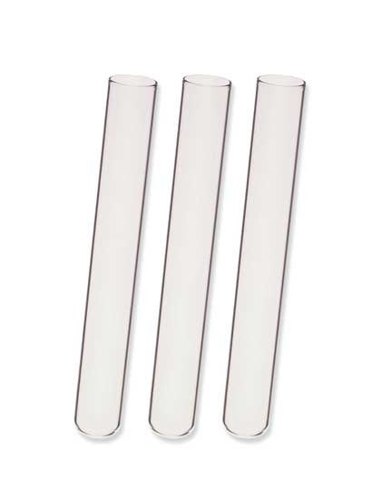 Culture Tubes, 10D x 75H mm, Soda Lime Glass, Disposable, Ri