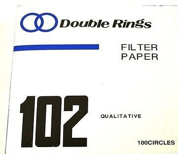 Double Rings Filter Papers Qualitative No. 102, Medium Ø 90