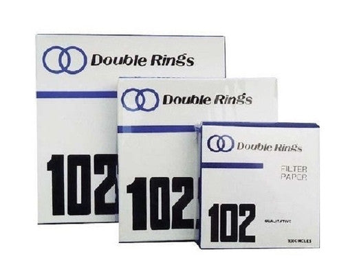 Double Rings Filter Papers Qualitative No. 102, Medium Ø 70