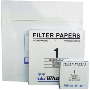 Whatman Filter Papers Qualitative Grade No.1, 11um, Box of 100 - All Sizes