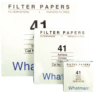 Whatman Filter Paper, Quantitative, Fast Speed, Grade 41, As