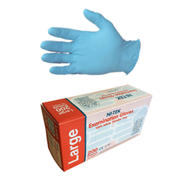 Xtreme Thick Heavy Duty Nitrile Gloves, Powder Free, Black - All Sizes