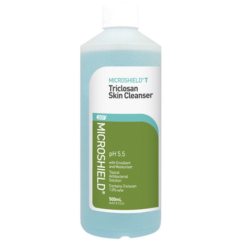 Microshield Cleanser Triclosan, 1 Percent, 500ml, 12 per Car