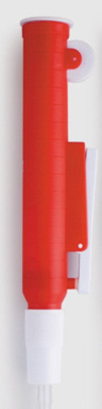 Pipette Pump 25mL Red, Each