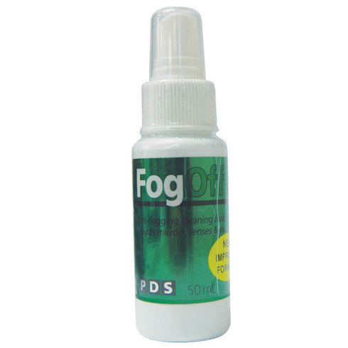 PDS Fog Off Solution Spray, 50ml Bottle, For Mirror, Each (3