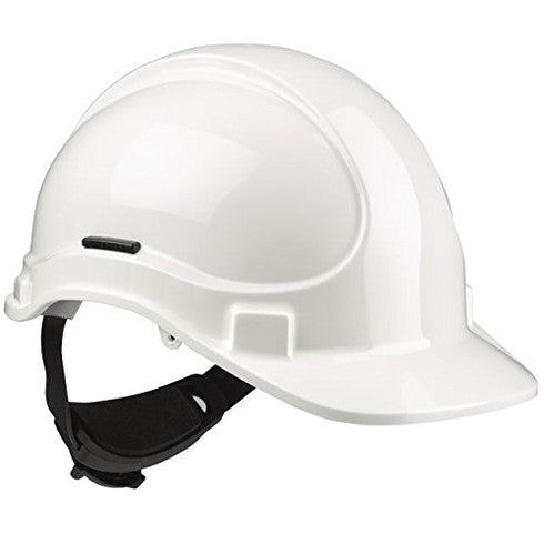 Helmets, Unvented, White Slotted