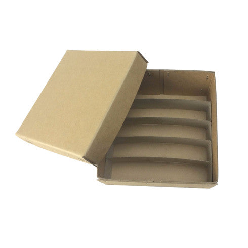 Cardboard Histology Cases, 30 x 20 x 5cm, 6 Compartments of