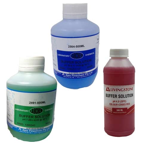 Buffer Solutions, 500ml, Each - All Models