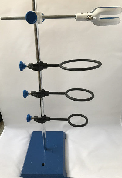 Laboratory Stands 3 Rings 60, 80, 100mm, Clamp Flask Bracket