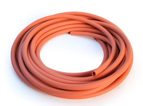 Rubber Red Tubing, 3mm ID, 1.25mm Wall Thickness, One meter