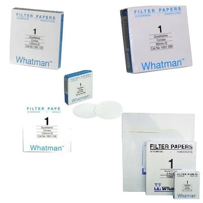 Whatman Filter Papers Qualitative Grade No.1, 11um, Box of 100 - All Sizes