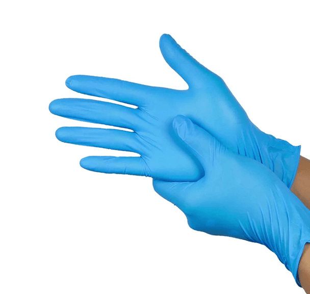 Nitrile Gloves Soft Blue, Powder Free - All Sizes